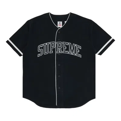 SUPREME SUPREME X TIMBERLAND BASEBALL JERSEY 'BLACK'