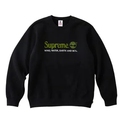 SUPREME Supreme x Timberland Crewneck 'Black Green'