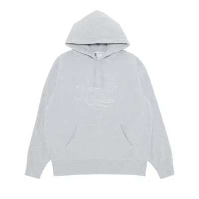 SUPREME SUPREME X TIMBERLAND HOODED SWEATSHIRT 'HEATHER GREY'