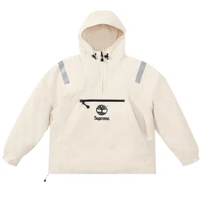 SUPREME SUPREME X TIMBERLAND REFLECTIVE TAPING ANORAK 'STONE'
