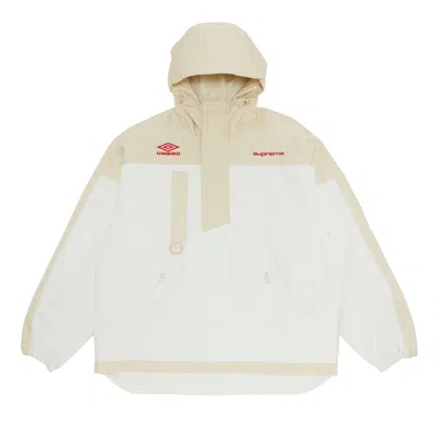 SUPREME SUPREME X UMBRO HOODED ANORAK 'WHITE'