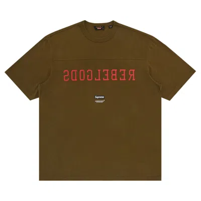 SUPREME SUPREME X UNDERCOVER FOOTBALL TOP 'OIIVE'