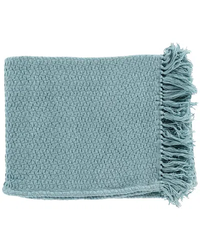 SURYA SURYA AQUA TRESSA TEXTURE THROW