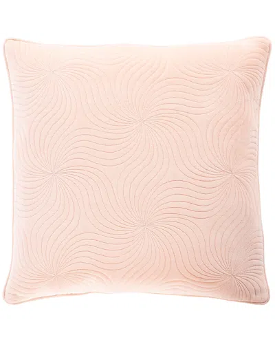 SURYA SURYA SURYA QUILTED VELVET DECORATIVE PILLOW