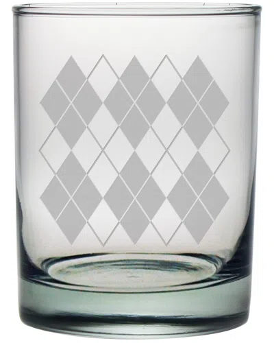 SUSQUEHANNA SUSQUEHANNA GLASS ARGYLE SET OF 4 ROCKS GLASSES