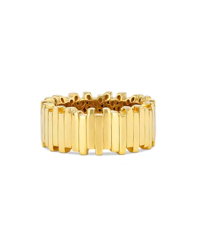 SUZANNE KALAN 18K YELLOW GOLD GOLDEN AGE WIDE POLISHED BAR BAND