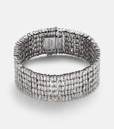 SUZANNE KALAN 18KT WHITE GOLD BRACELET WITH DIAMONDS