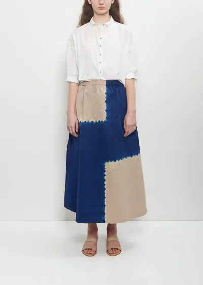 SUZUSAN COTTON BROAD FLARE SKIRT