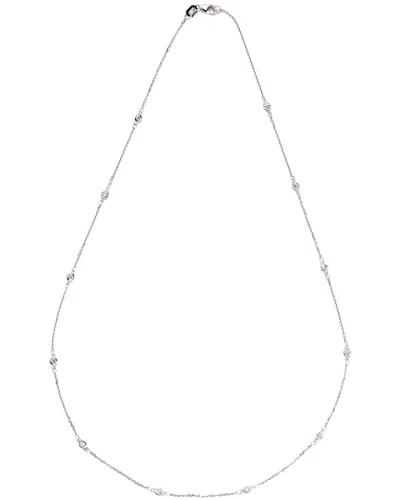 SUZY LEVIAN SUZY LEVIAN 14K 0.30 CT. TW. DIAMOND STATION NECKLACE