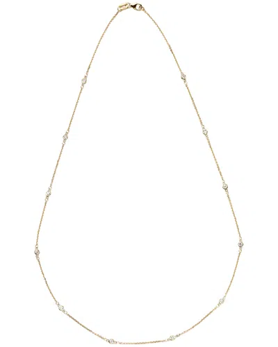 SUZY LEVIAN SUZY LEVIAN 14K 0.30 CT. TW. DIAMOND STATION NECKLACE