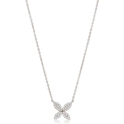 SUZY LEVIAN DIAMONDS SUZY LEVIAN DIAMONDS PAVÉ SIMULATED DIAMOND PENDANT NECKLACE
