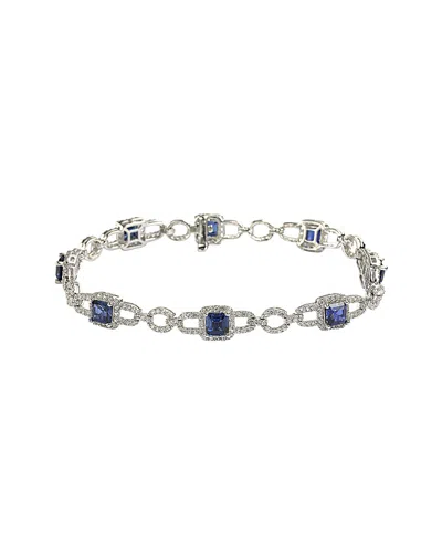 SUZY LEVIAN SUZY LEVIAN SILVER SAPPHIRE BRACELET