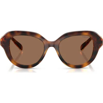 SWAROVSKI SWAROVSKI 50MM SMALL ROUND SUNGLASSES