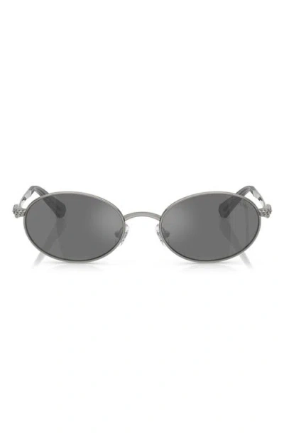 SWAROVSKI SWAROVSKI 53MM OVAL SUNGLASSES