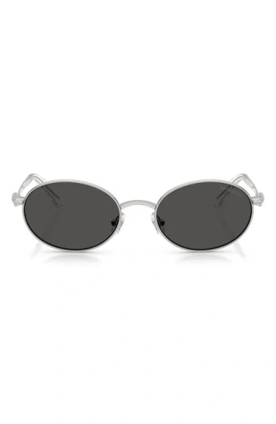 SWAROVSKI SWAROVSKI 53MM OVAL SUNGLASSES