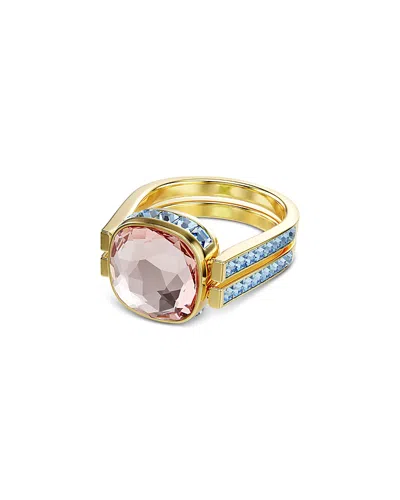 SWAROVSKI CHROMA MULTICOLOR CRYSTAL REVERSIBLE STATEMENT RING
