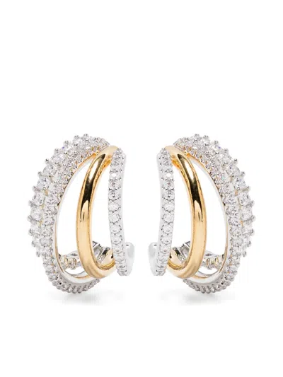 SWAROVSKI HYPERBOLA HOOP EARRINGS