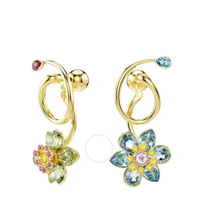 SWAROVSKI SWAROVSKI IDYLLIA ASYMMETRICAL DROP EARRINGS