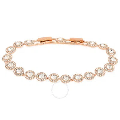 SWAROVSKI SWAROVSKI LADIES ANGELIC GOLD-TONE PLATED ROUND CUT PAVE BRACELET