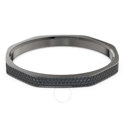 SWAROVSKI SWAROVSKI LADIES OCTAGON SHAPE BLACK DEXTERA BANGLE