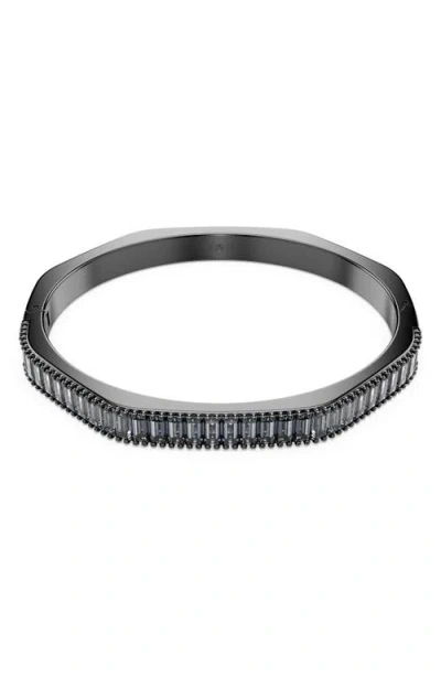 SWAROVSKI SWAROVSKI MATRIX BAGUETTE CRYSTAL OCTAGONAL BANGLE BRACELET