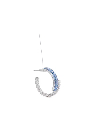 SWAROVSKI MATRIX HOOP EARRINGS