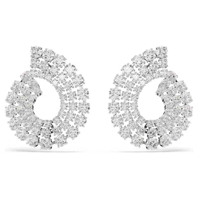 SWAROVSKI MATRIX HOOP EARRINGS