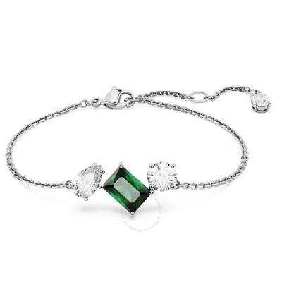 SWAROVSKI SWAROVSKI MESMERA MIXED CUTS GREEN BRACELET