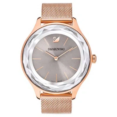 SWAROVSKI SWAROVSKI OCTEA NOVA WATCH MILANESE BRACELET, GRAY, ROSE GOLD -5451634