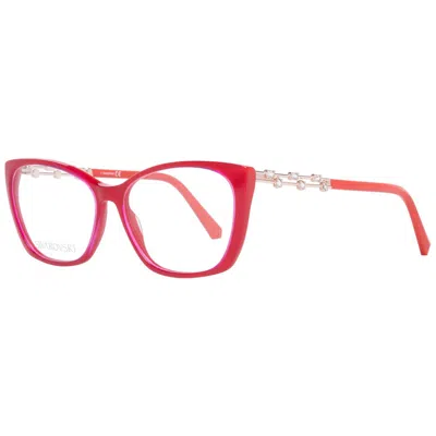 SWAROVSKI RED WOMEN OPTICAL FRAMES