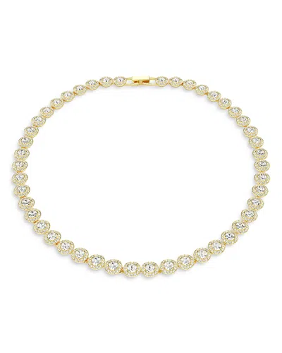 SWAROVSKI UNA ANGELIC CRYSTAL TENNIS NECKLACE, 14.875-16.125