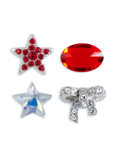 SWAROVSKI VINTAGE CRYSTAL-EMBELLISHED TREASURE SET (SET OF FOUR(