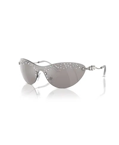SWAROVSKI WOMEN'S GEOMETRIC CRYSTAL EMBELLISHED SUNGLASSES, SK7023