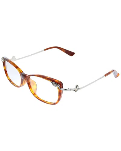SWAROVSKI SWAROVSKI WOMEN'S RECTANGLE 54MM OPTICAL FRAMES