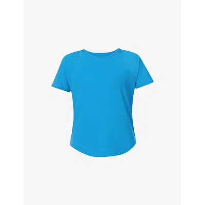 SWEATY BETTY WOMENS SWEATY BETTY BREATHE EASY RUNNING SHORT-SLEEVE STRETCH-WOVEN T-SHIRT