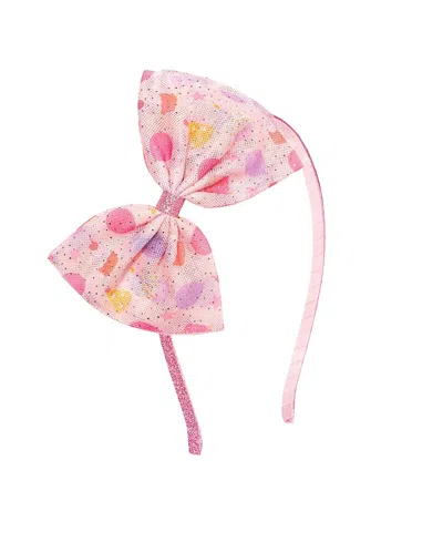 SWEET WINK GIRL BIRTHDAY PARTY TULLE BOW HEADBAND - LITTLE AND BIG KID