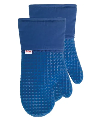 T-FAL FLEXIBLE WAFFLE SILICONE OVEN MITT, SET OF 2