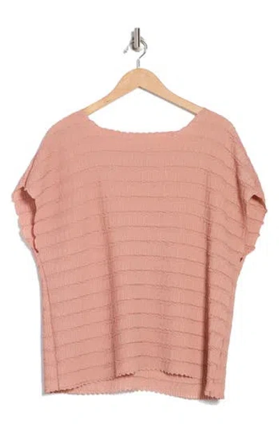 T TAHARI T TAHARI BOAT NECK CAP SLEEVE TOP