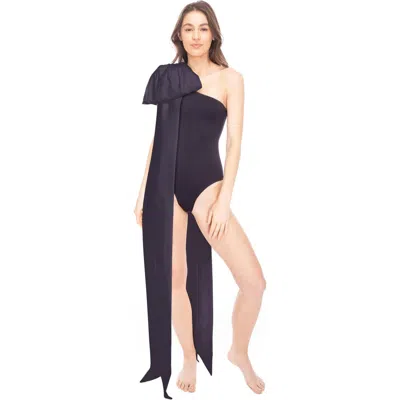 TABACARU TABACARU MILLY BLACK ONE-PIECE SWIMSUIT