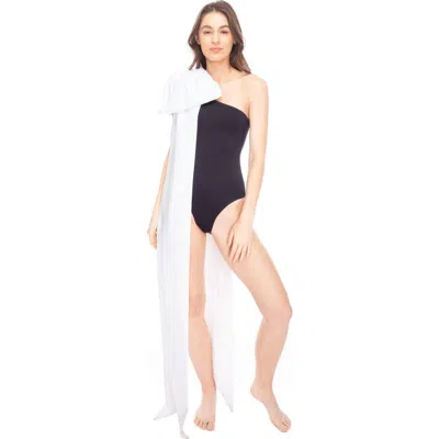 TABACARU TABACARU MILLY BLACK ONE-PIECE SWIMSUIT