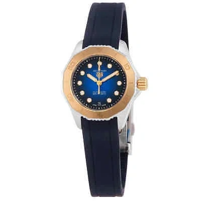 TAG HEUER TAG HEUER AQUARACER PROFESSIONAL 200 AUTOMATIC DIAMOND BLUE DIAL LADIES WATCH
