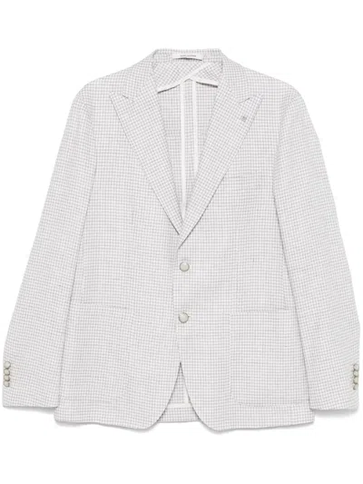 TAGLIATORE CHECKED BLAZER