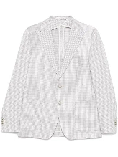 TAGLIATORE CHECKED BLAZER