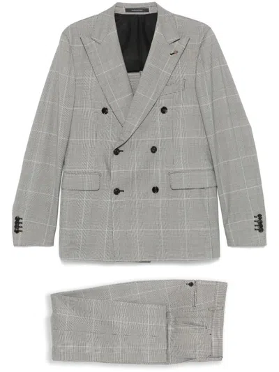 TAGLIATORE CHECKED SUIT