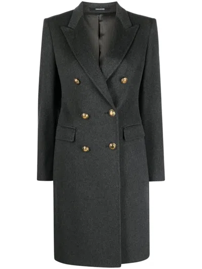 TAGLIATORE DOUBLE-BREASTED WOOL-BLEND COAT