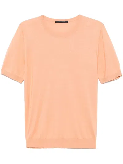 TAGLIATORE FINE-KNIT T-SHIRT