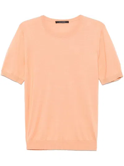 TAGLIATORE FINE-KNIT T-SHIRT