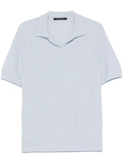 TAGLIATORE KNITTED POLO SHIRT