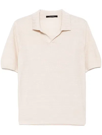 TAGLIATORE KNITTED POLO SHIRT