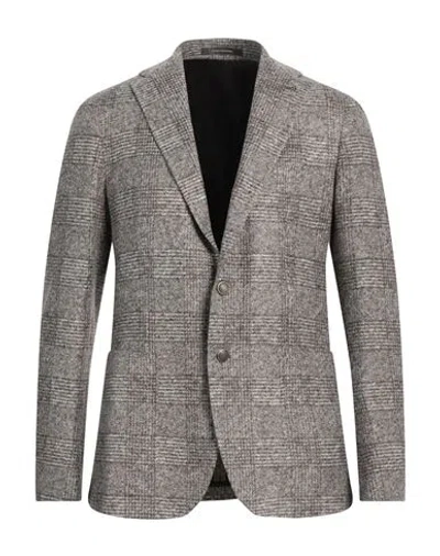 TAGLIATORE TAGLIATORE MAN BLAZER GREY SIZE 44 ACRYLIC, WOOL, POLYESTER